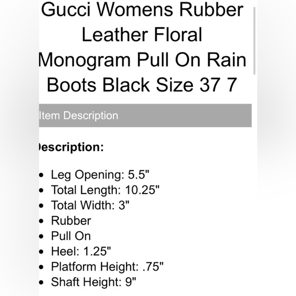 🔥LAST DAY SALE🔥NEW🔥🔥GUCCI🔥🔥LEATHER TRIM🔥🔥 - Picture 10 of 11